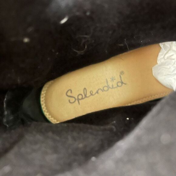 Splendid Womens Chelsea Boots size 10 leather Suede Black - Picture 11 of 15